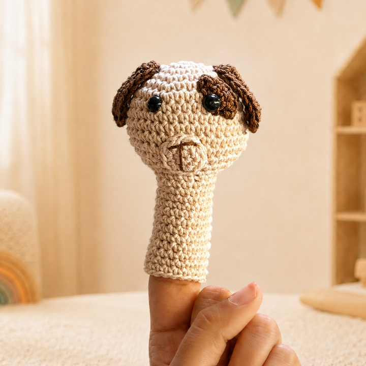 Babble Wrap Little Fingers, Big Stories – Animal Puppet Set Of 5