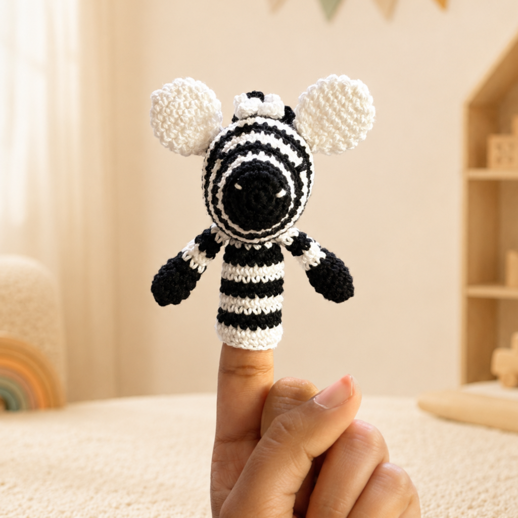 Babble Wrap My First Animal Finger Puppets – Set of 5