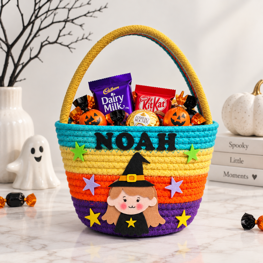 My Little Witch Trick-or-Treat Basket