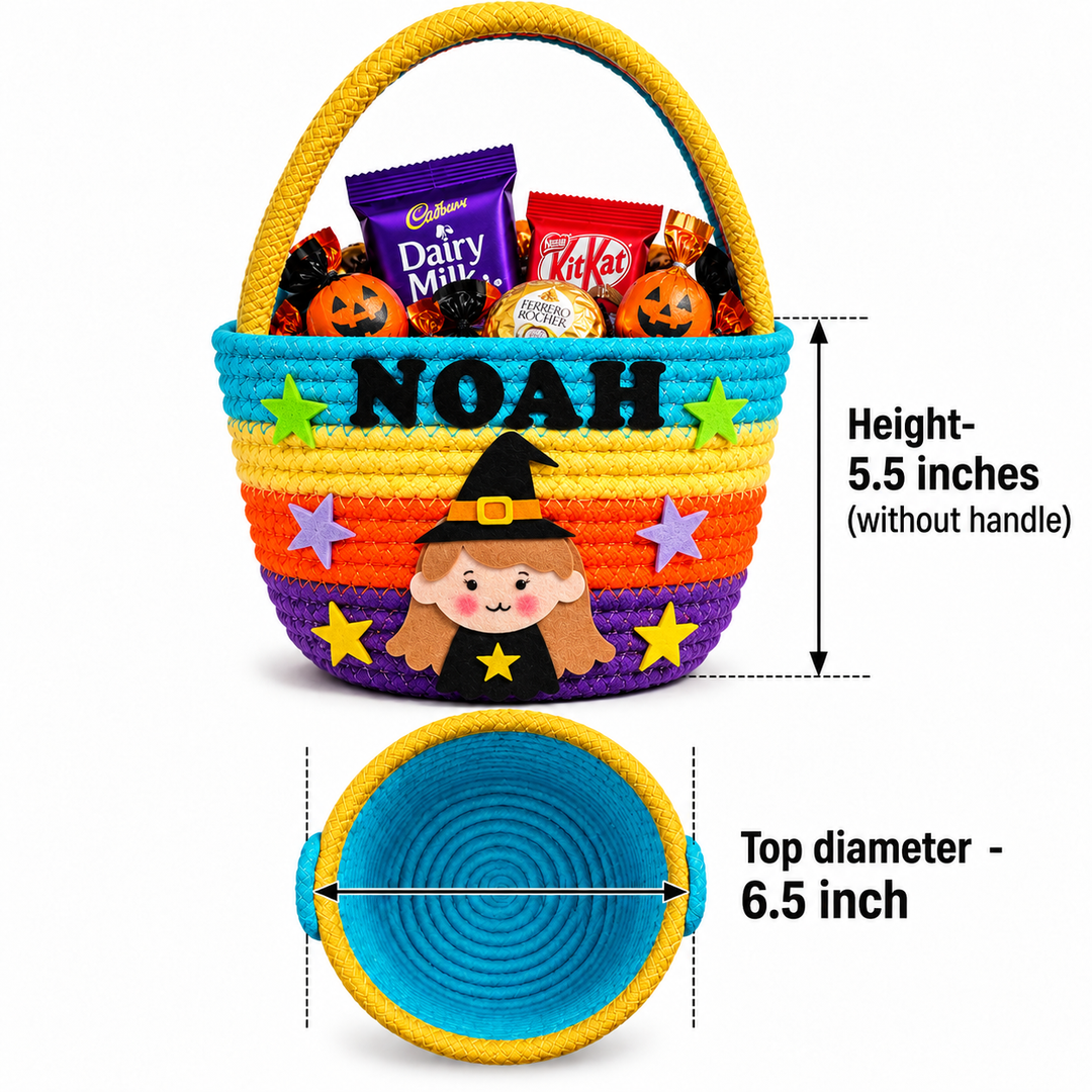 My Little Witch Trick-or-Treat Basket