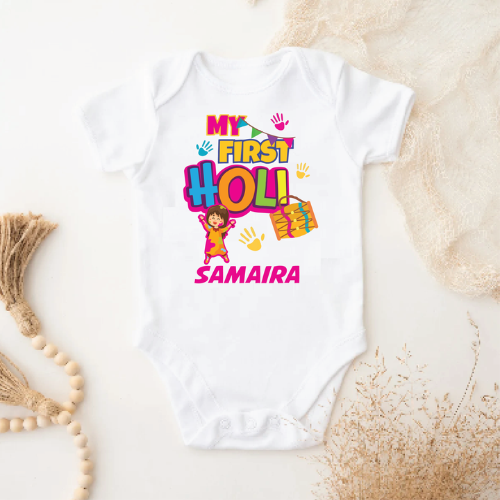 My First Holi Romper - Dhol Ki Dhun