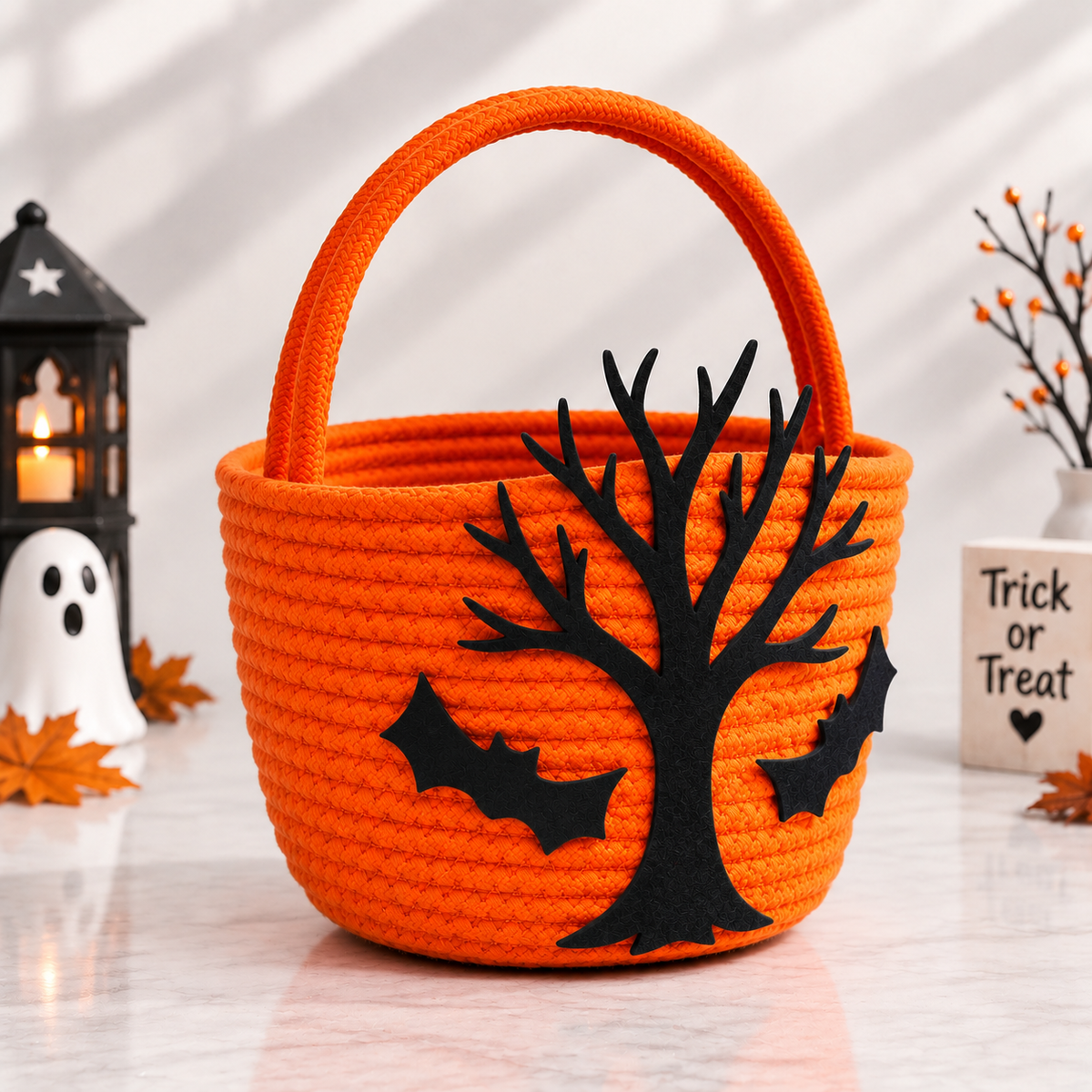 Mystic Halloween Tree Basket