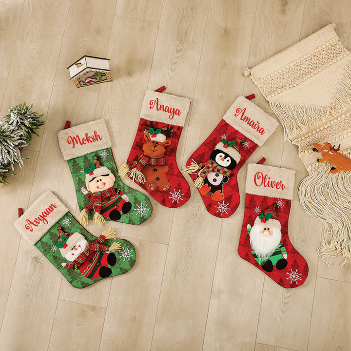 Babble Wrap The Famous Five Stockings- Set of 5