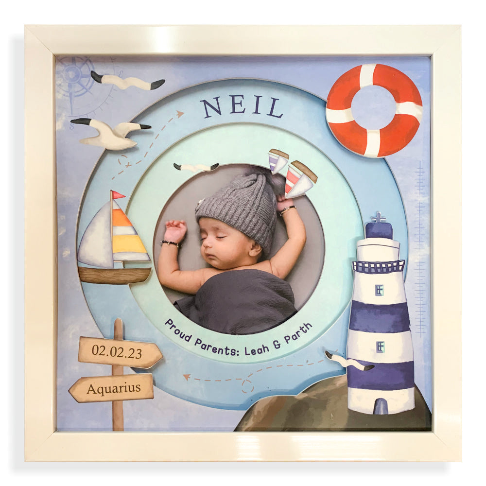 Shadow Box Frame - Nautical – Babble Wrap
