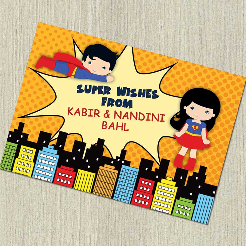 Superkids Gift Notecards