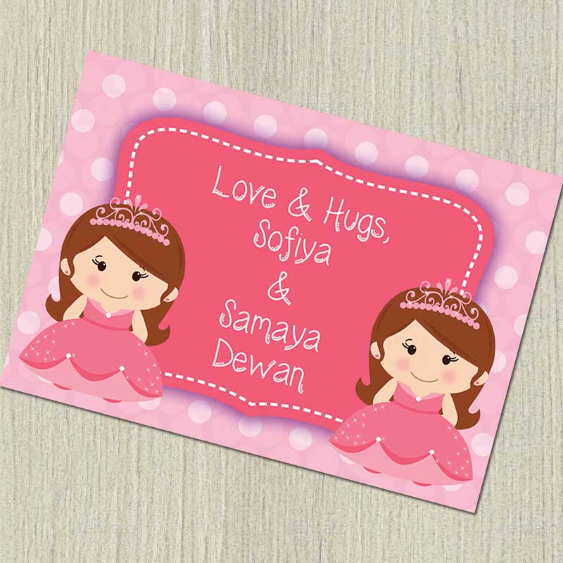 Pink Princess Gift Notecards