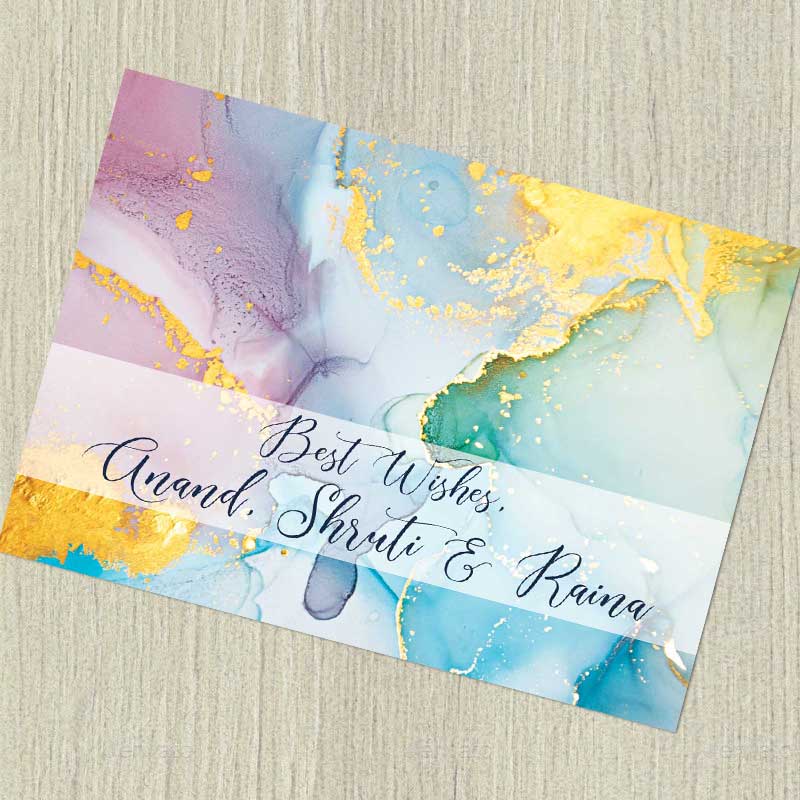 Burst Of Watercolour Gift Notecards