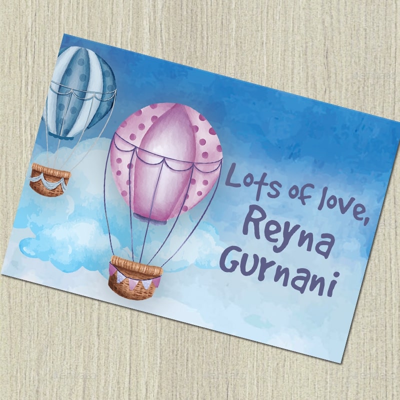 Hot Air Balloon Gift Notecards