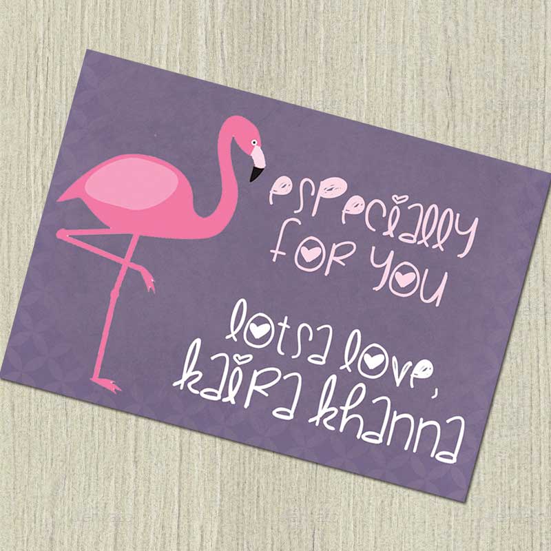 Flamingoes Gift Notecards