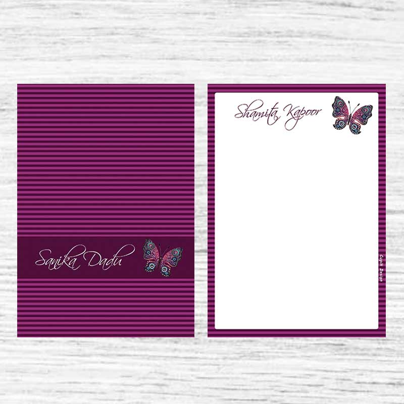 Butterfly Letterpad