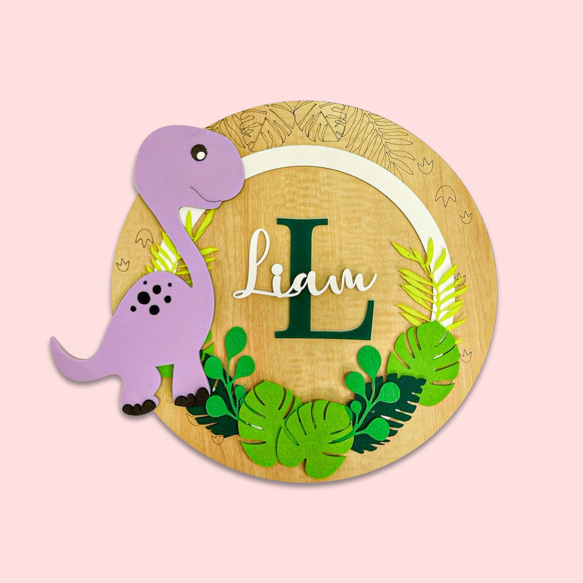 Name Plaque- Triceratops Trails