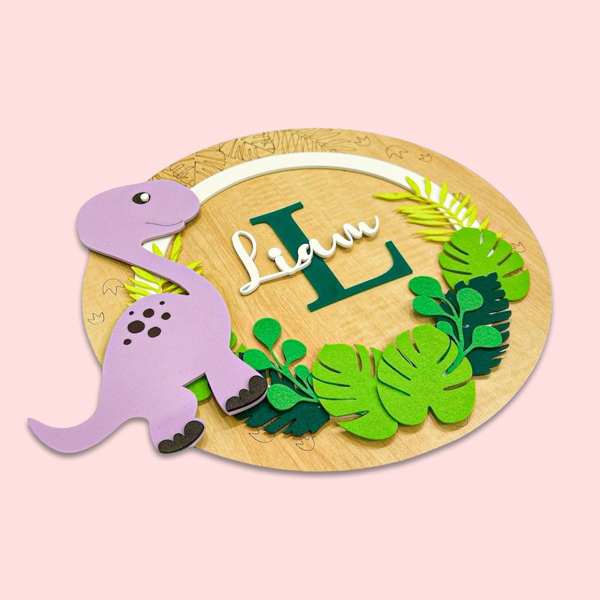 Name Plaque- Triceratops Trails