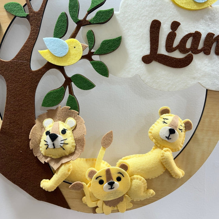 Babble Wrap  Little Lions' Den Name Hanging