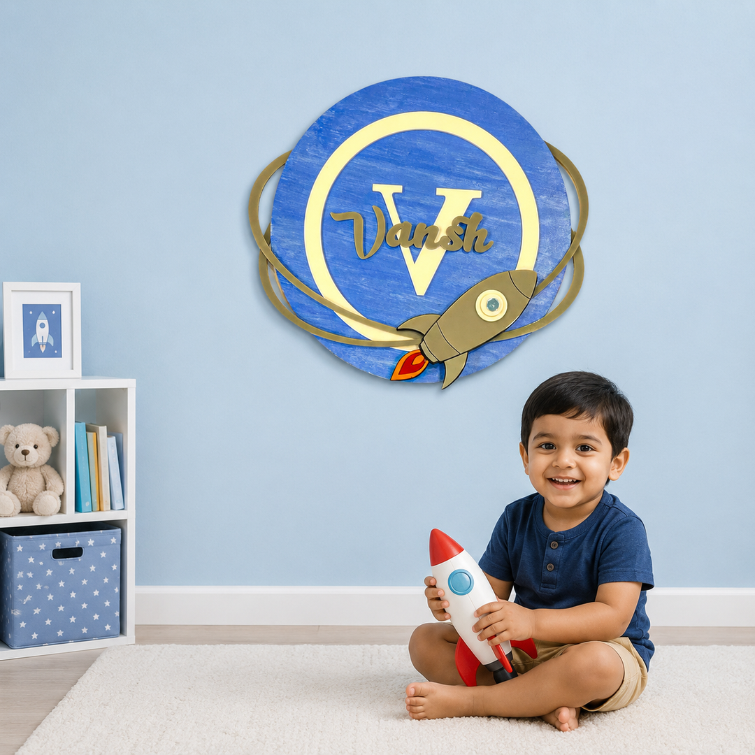 Name Plaque- Rocketeer