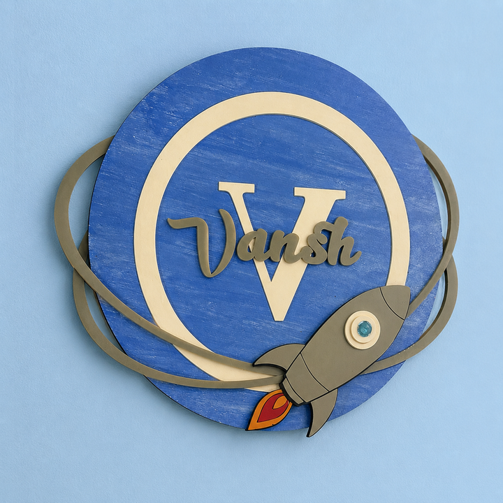 Name Plaque- Rocketeer
