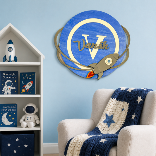 Name Plaque- Rocketeer