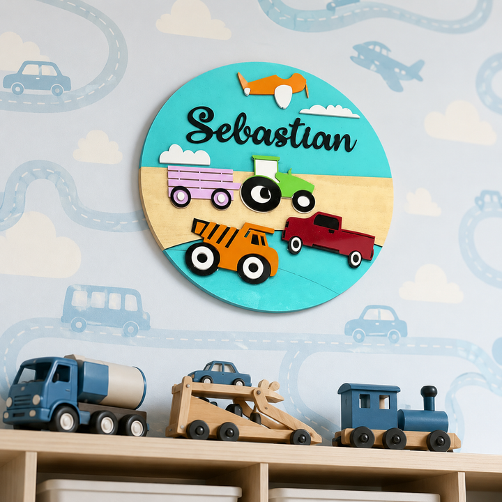 Name Plaque- Transport Trek