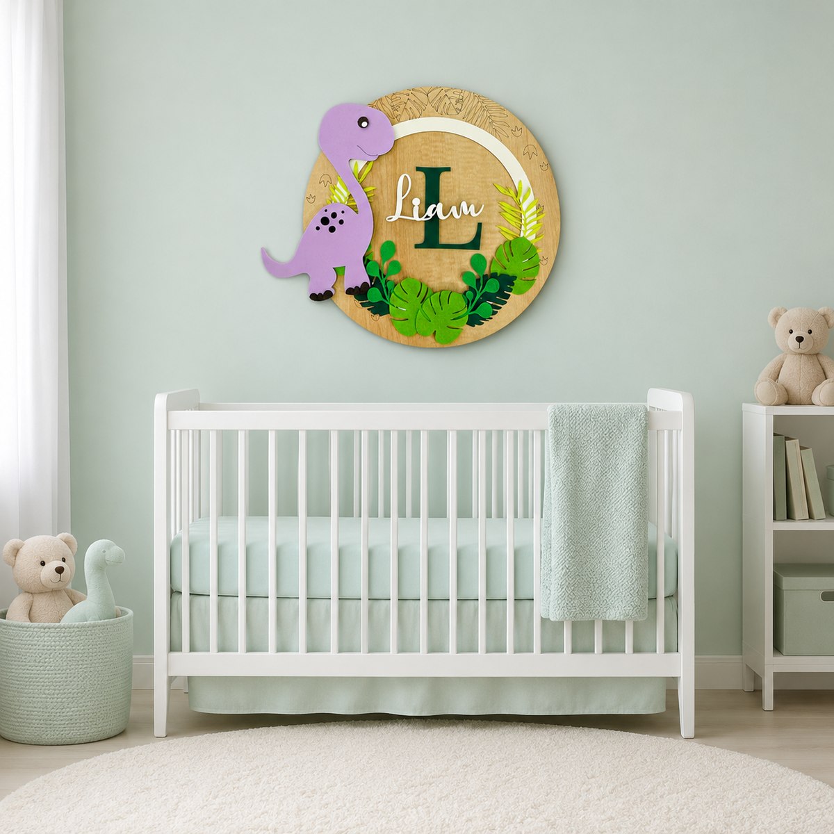 Name Plaque- Triceratops Trails