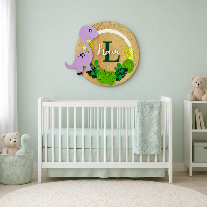 Name Plaque- Triceratops Trails