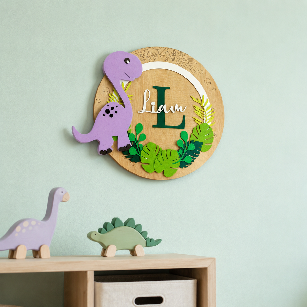 Name Plaque- Triceratops Trails