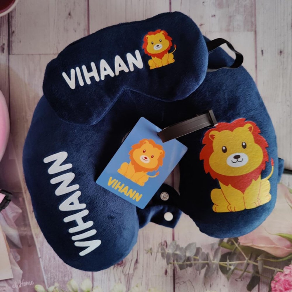 Neck Pillow Set- Lion