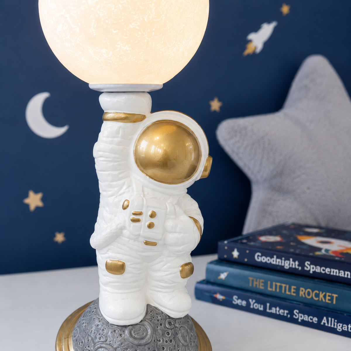 Night Lamp - Astronaut Aura (Gold)
