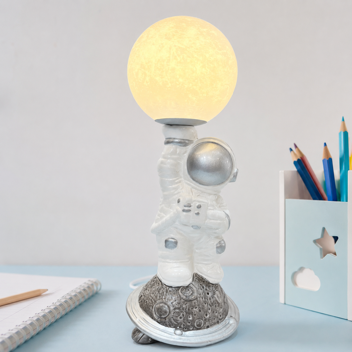 Night Lamp - Astronaut Aura (Silver)