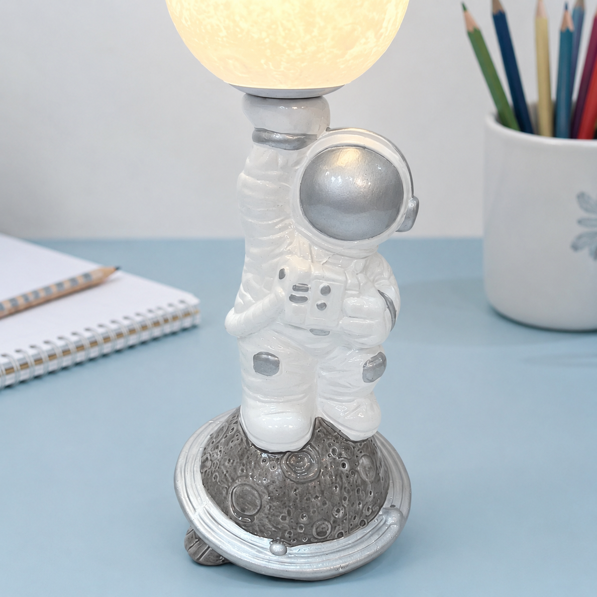 Night Lamp - Astronaut Aura (Silver)