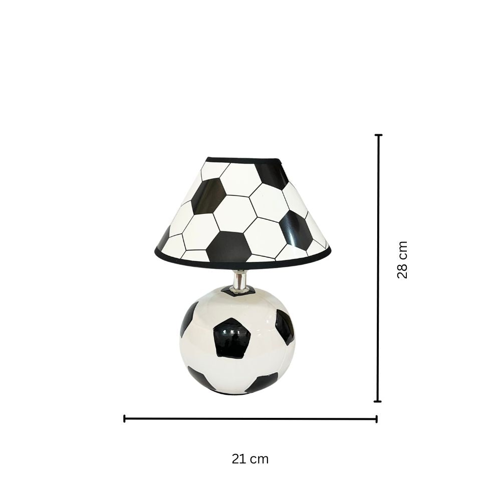 Night Lamp - Football Fun (Black & White)