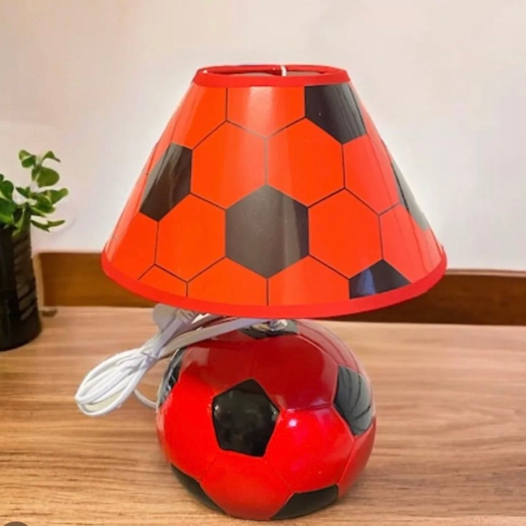 Night Lamp - Football Fun (Red & Black)