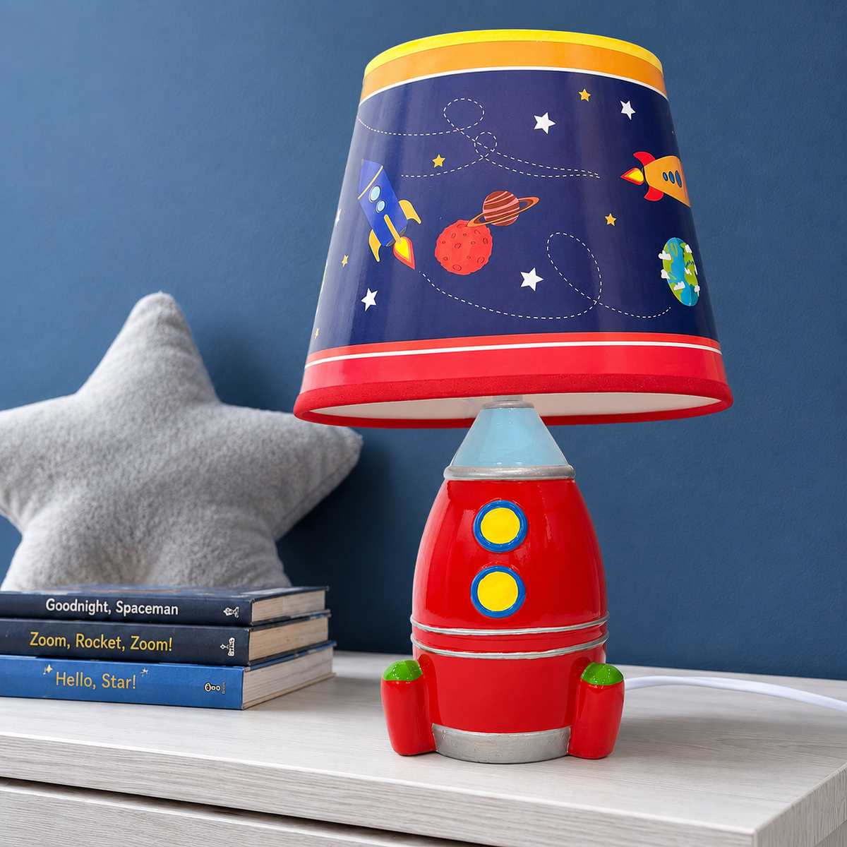 Night Lamp - Spaceship Glow (Red)
