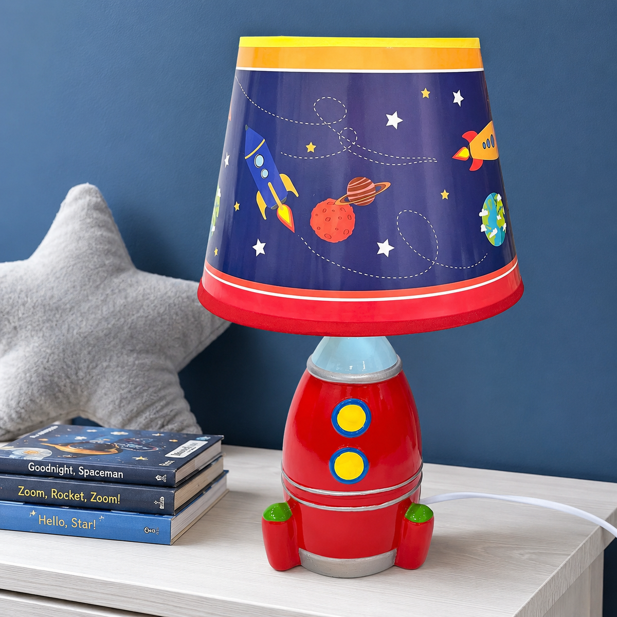 Night Lamp - Spaceship Glow (Red)