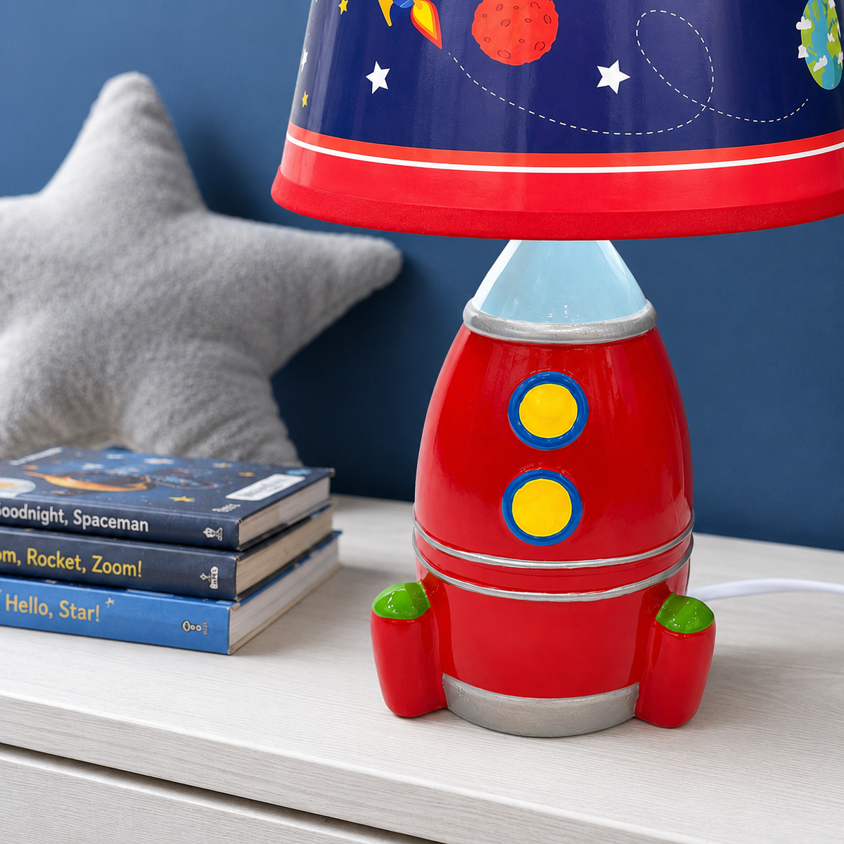 Night Lamp - Spaceship Glow (Red)