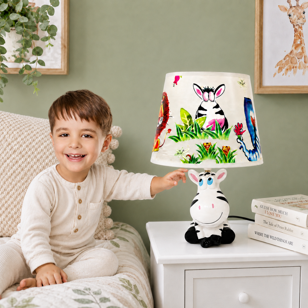 Night Lamp - Zara the Zebra