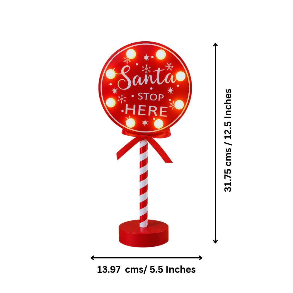 North Pole Express Light-Up Christmas Sign