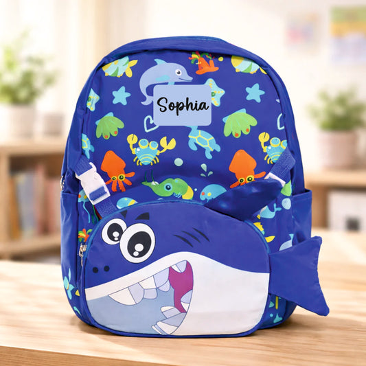 Ocean Explorer For Todlers & Kids -Captain Blue Shark Backpack