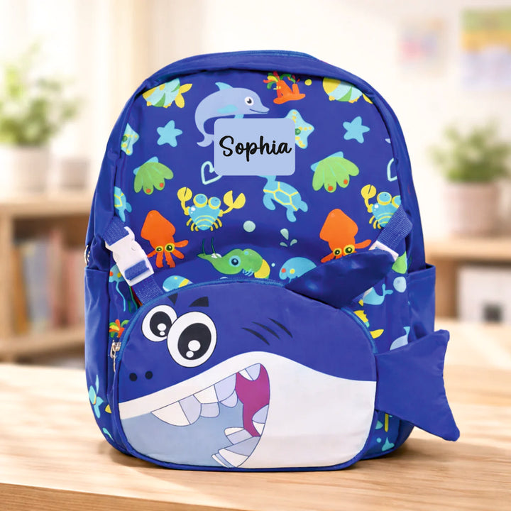 Ocean Explorer For Todlers & Kids -Captain Blue Shark Backpack