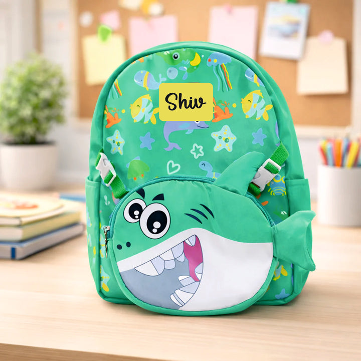 Ocean Explorer For Todlers & Kids - Jolly Green Shark Backpack