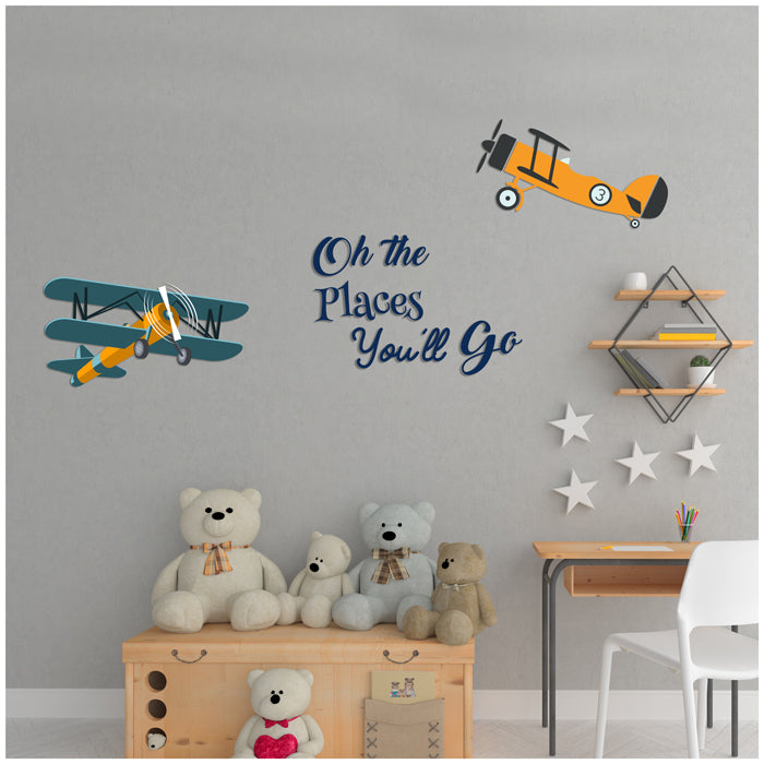 Oh The Places You Will Go Wall Sticker – Babble Wrap