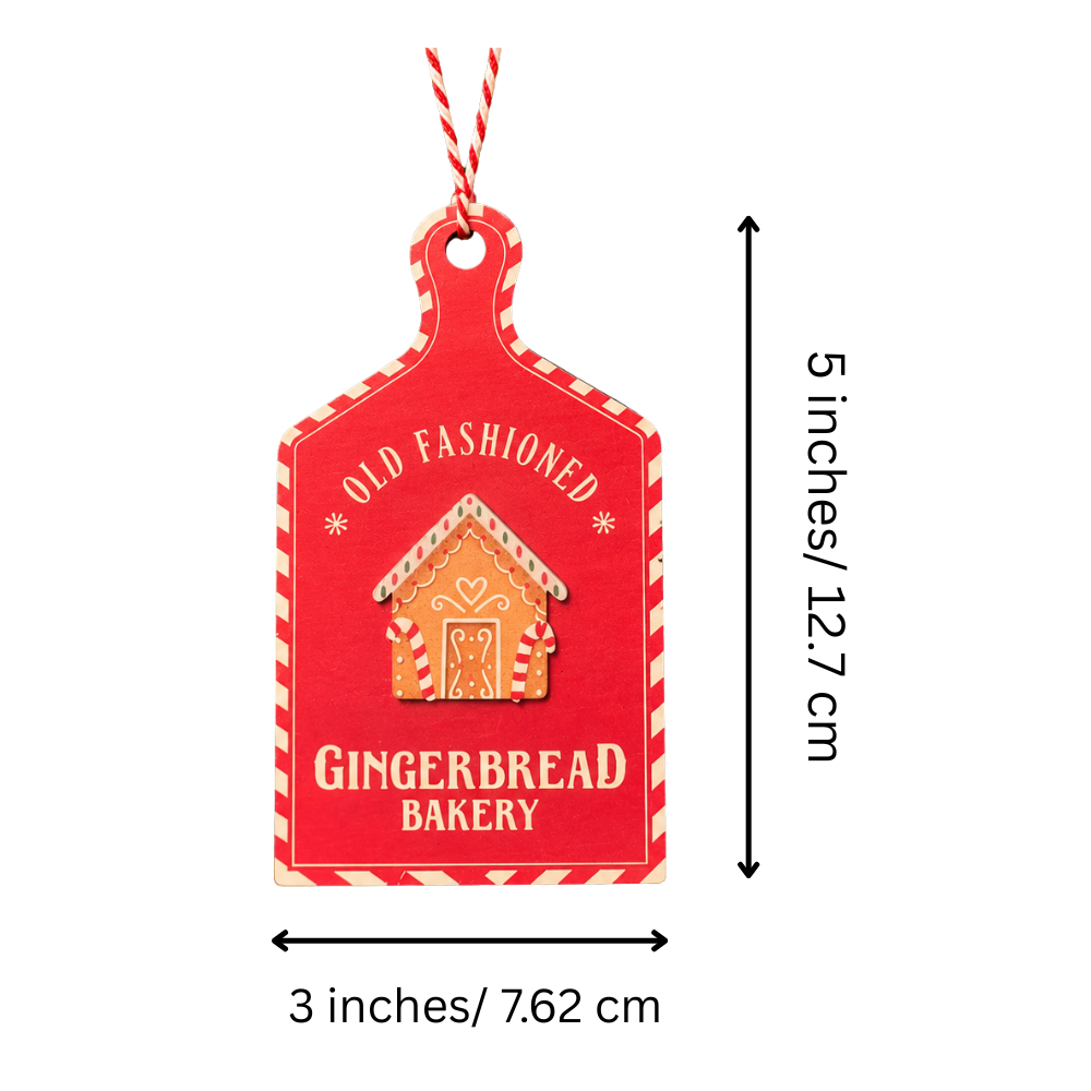 Old Fashioned Gingerbread Bakery Ornament