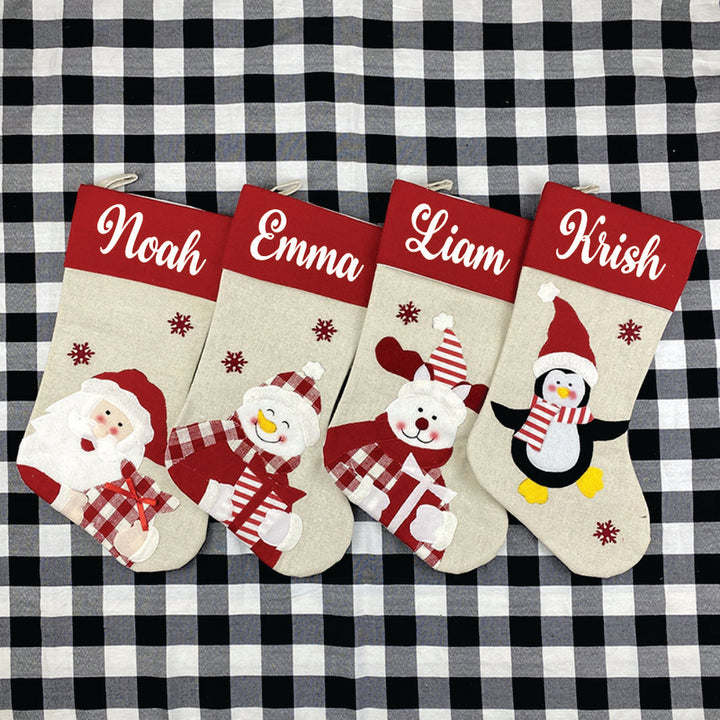 Happy Dance Stockings - Set Of 4