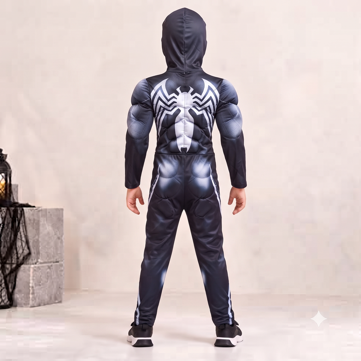 Padded Black Monster Superhero Costume