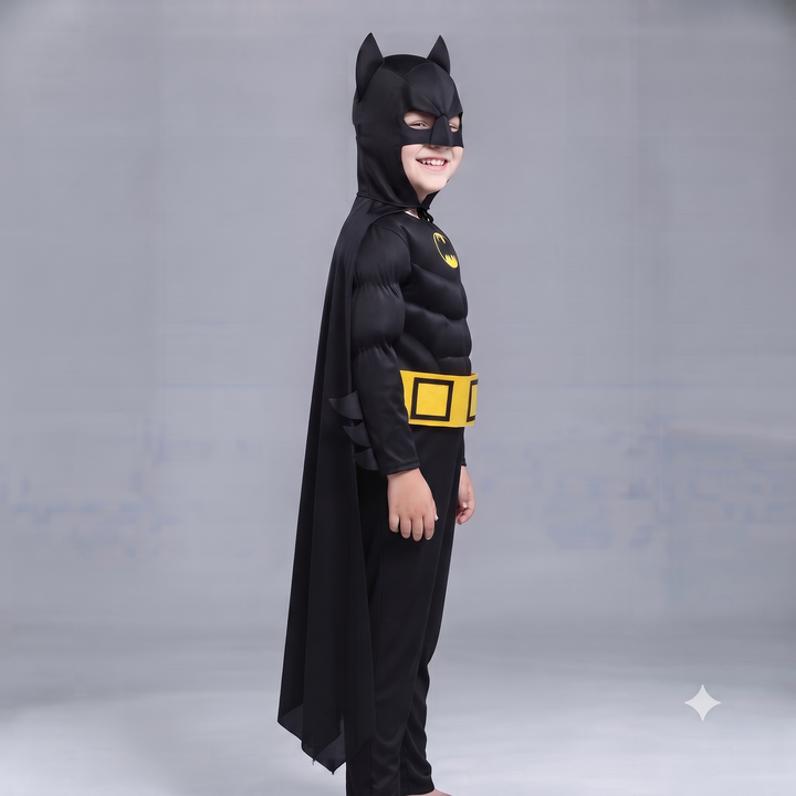 Padded Dark Hero Costume for Kids