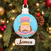 Pastel Nutcracker Felt Ornament