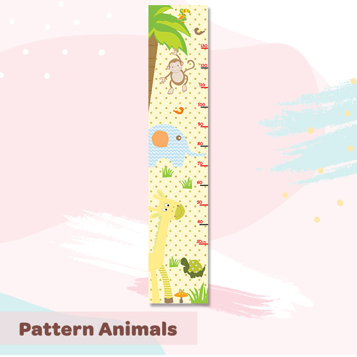 Pattern Height Chart Wall Sticker for Kids Wall Sticker