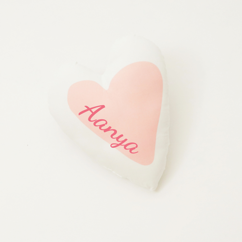 Peach Heart - Shape Cushion