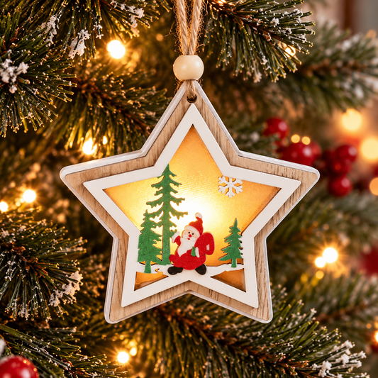 Pearl Light Charm- Santa