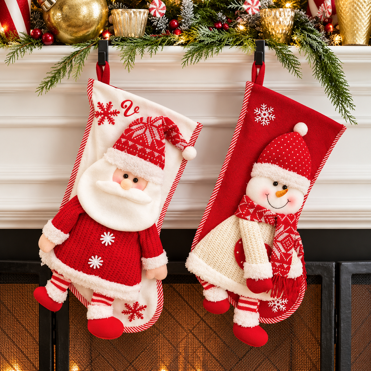 Babble Wrap Personalised Hearty Laugh Stockings- Set of 2