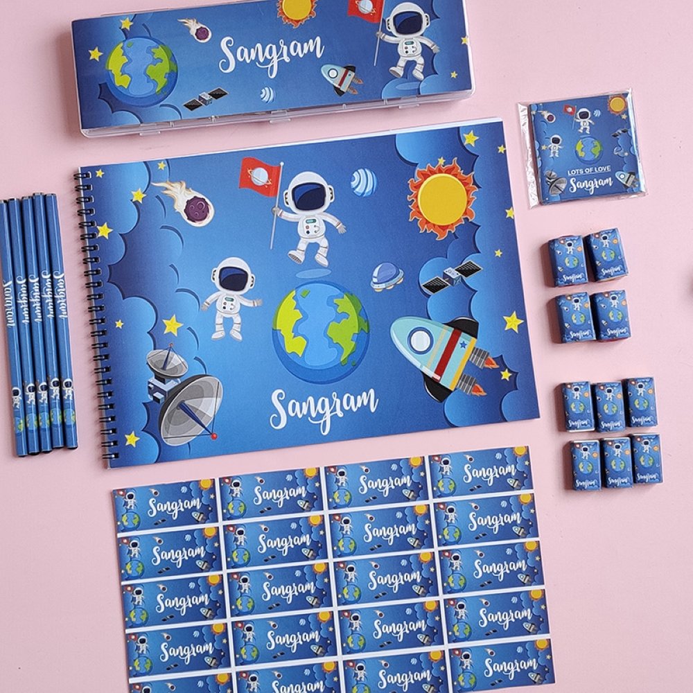 Personalized Stationery Set- Space