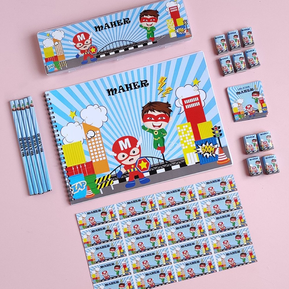 Personalized Stationery Set- Superhero